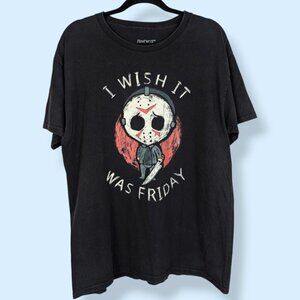 (2/$20) Friday the 13th Cartoon Graphic Tee